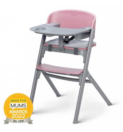 Kinderkraft Livy - krzesełko do karmienia 3w1 | Aster Pink